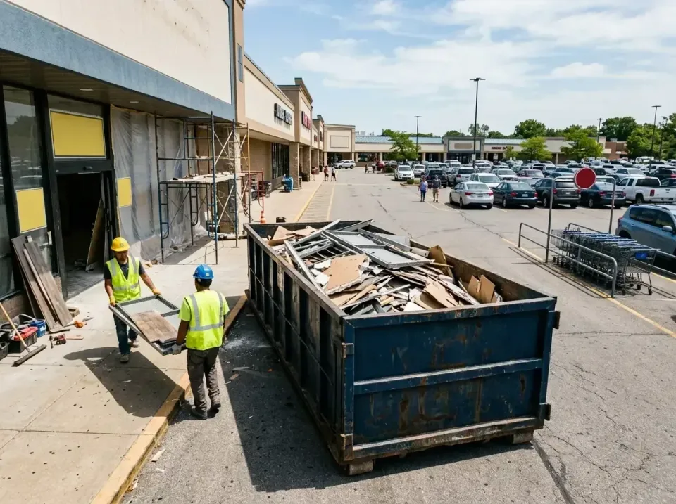 retail-store-renovation-debris-003 — frequently asked questions, Roll-off Dumpster Rentals in Lakes of the Four Seasons, IN